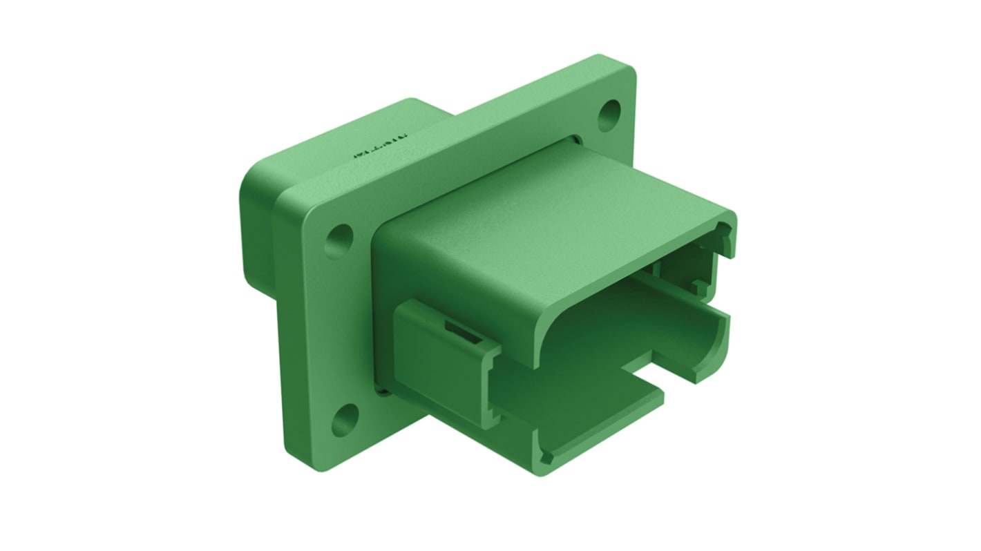 Amphenol Industrial, AT Automotive Connector Plug Green Panel Mount 12 Way AT04-12PC-BL04