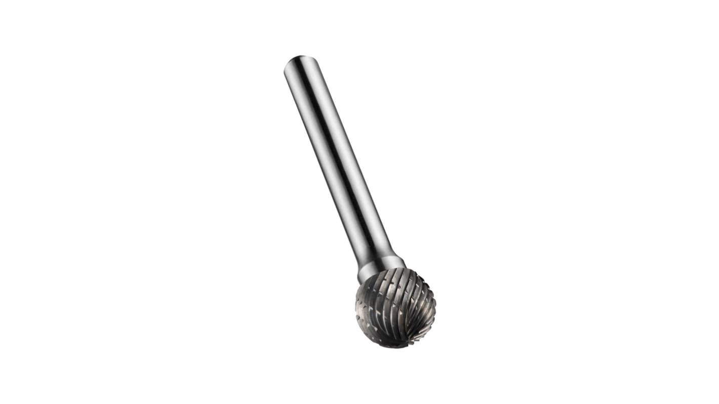 Dormer P807 Series Ball Burr, 4.0mm Capacity, Carbide Blade