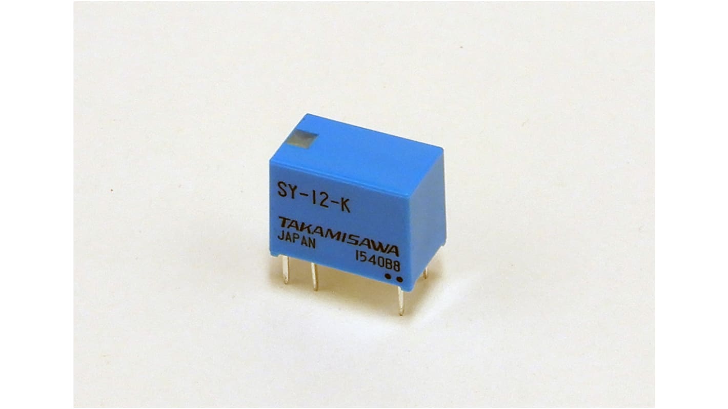 富士通 シグナルリレー, 5V dc, SPDT, スルーホール, SY-5-K | RS 富士通 シグナルリレー, 5V dc, SPDT, スルーホール, SY-5-K | RS