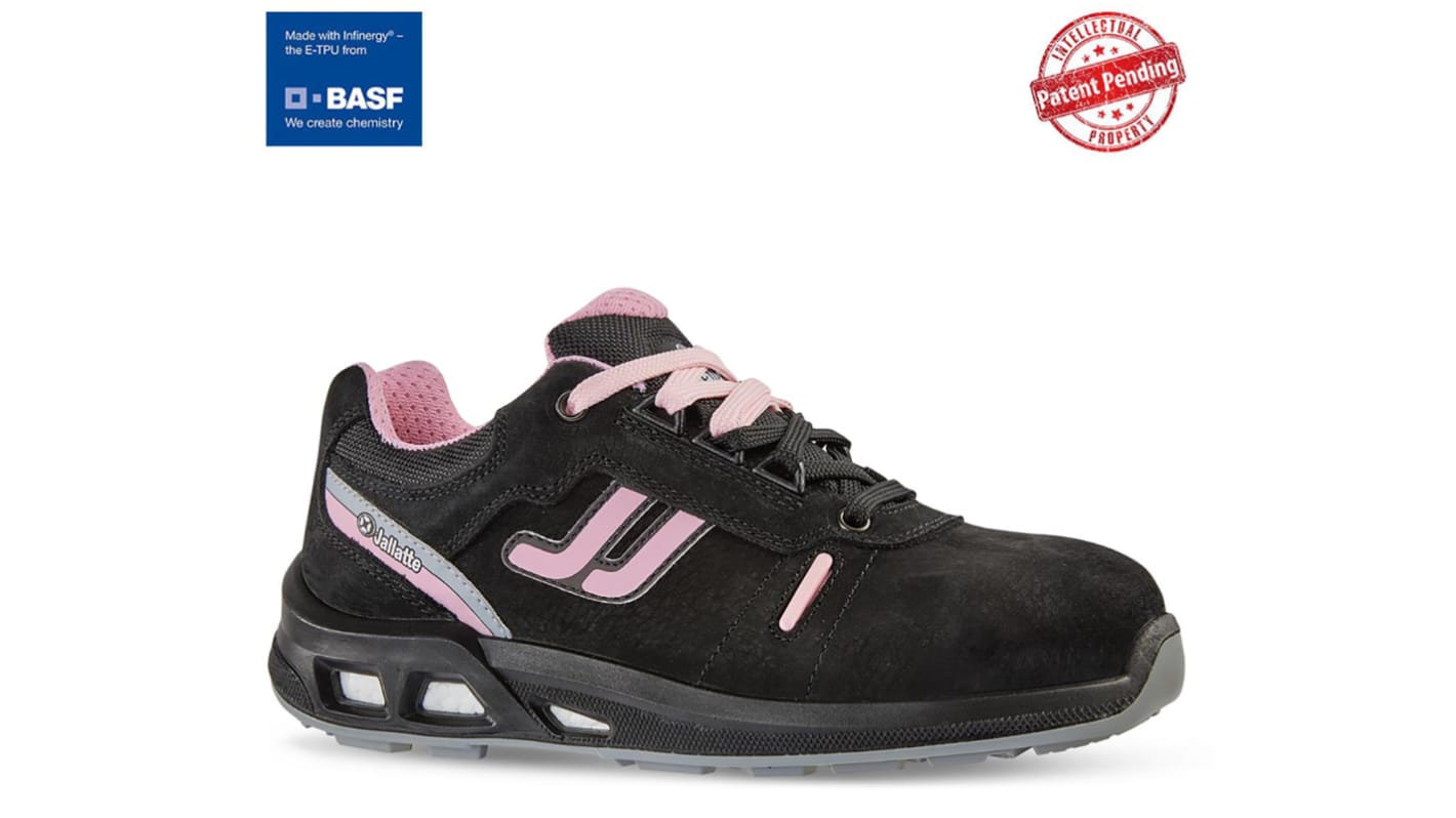 Scarpe sportive antinfortunistiche S3 Jallatte J ENERGY, Donna tg. 36, col. Nero, resistenti all'acqua, con puntale di