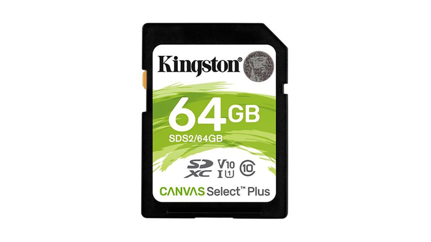 Kingston Canvas Select Plus SD SD-Karte 64 GB Class 10, UHS-I