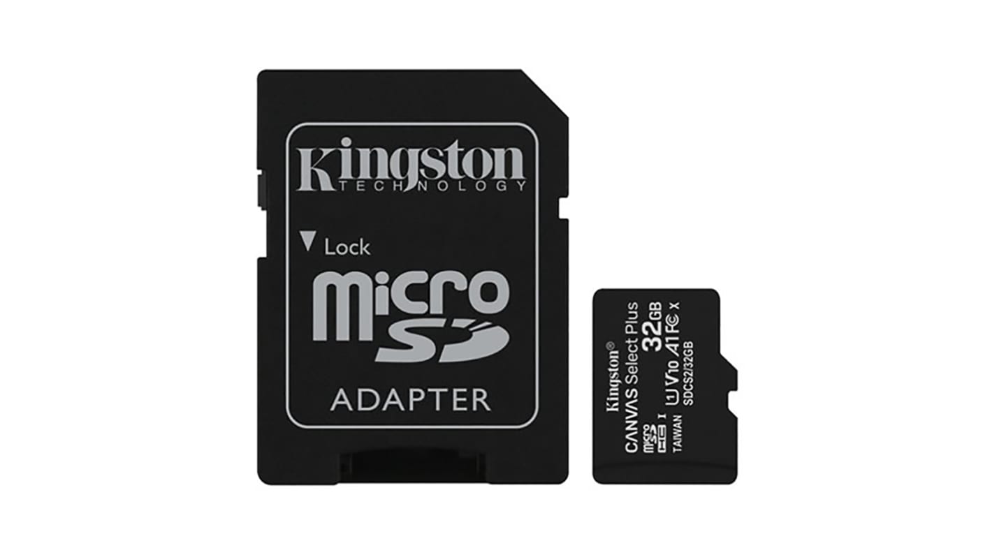 Kingston 32 GB MicroSD Micro SD Card, Class 10, UHS-I