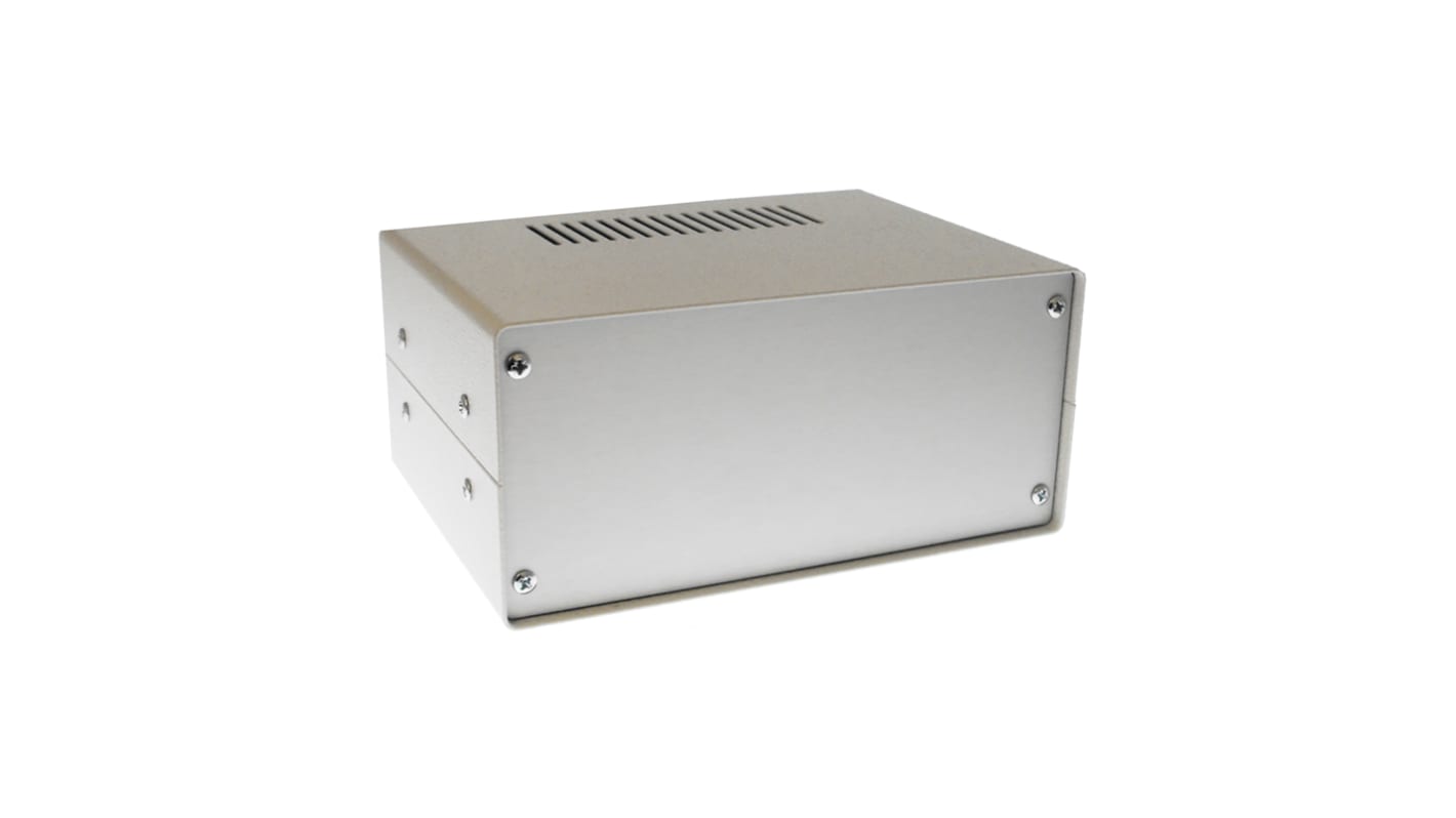RS PRO Grey Steel Instrument Case, 110 x 150 x 70mm