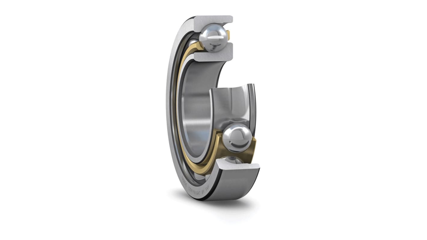 SKF 7310 BECBM Single Row Angular Contact Ball Bearing- Open Type 50mm I.D, 110mm O.D