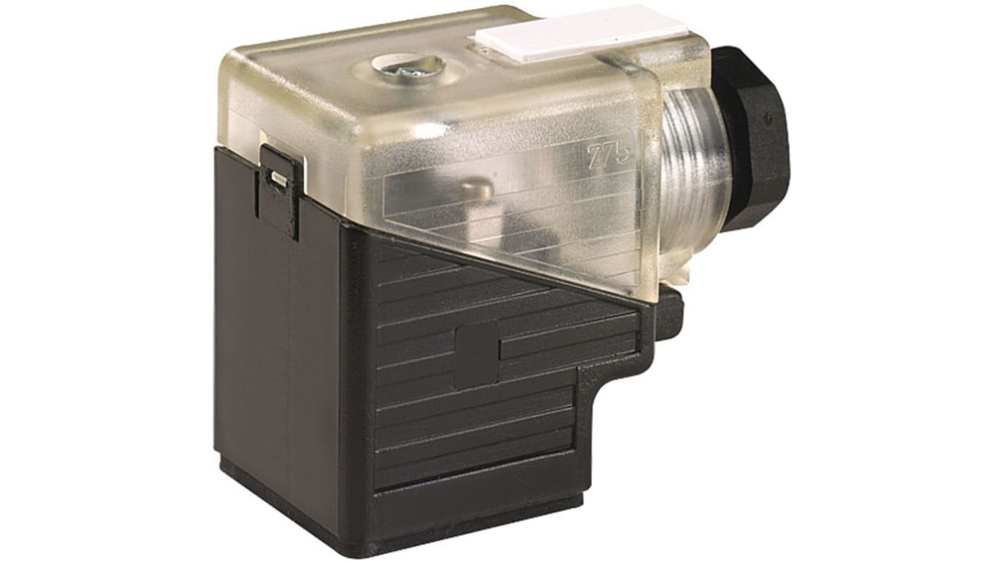 Connettore solenoide Murrelektronik Limited DIN 43650 A, Femmina, 2P+E, 0 V→230 V c.a./cc