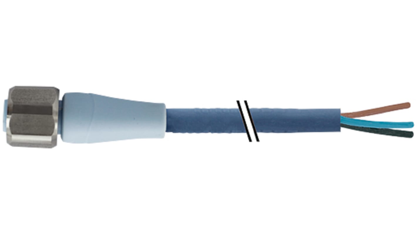 Murrelektronik Limited Straight Female 4 way M12 to Unterminated Sensor Actuator Cable, 10m