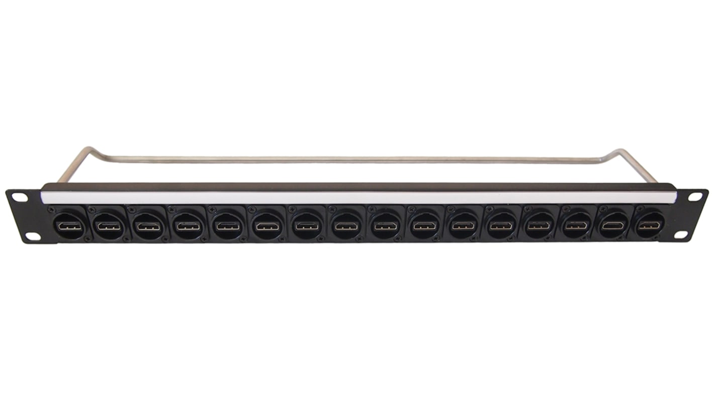 Patch panel Rack caricato 16 porte, 1U Rack