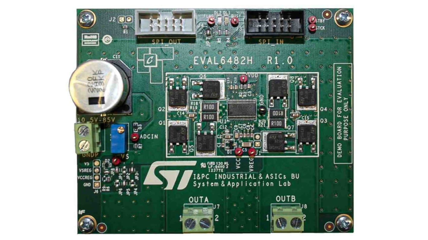 STMicroelectronics Demonstration Board for L6482H for Microstepping Motor Driver