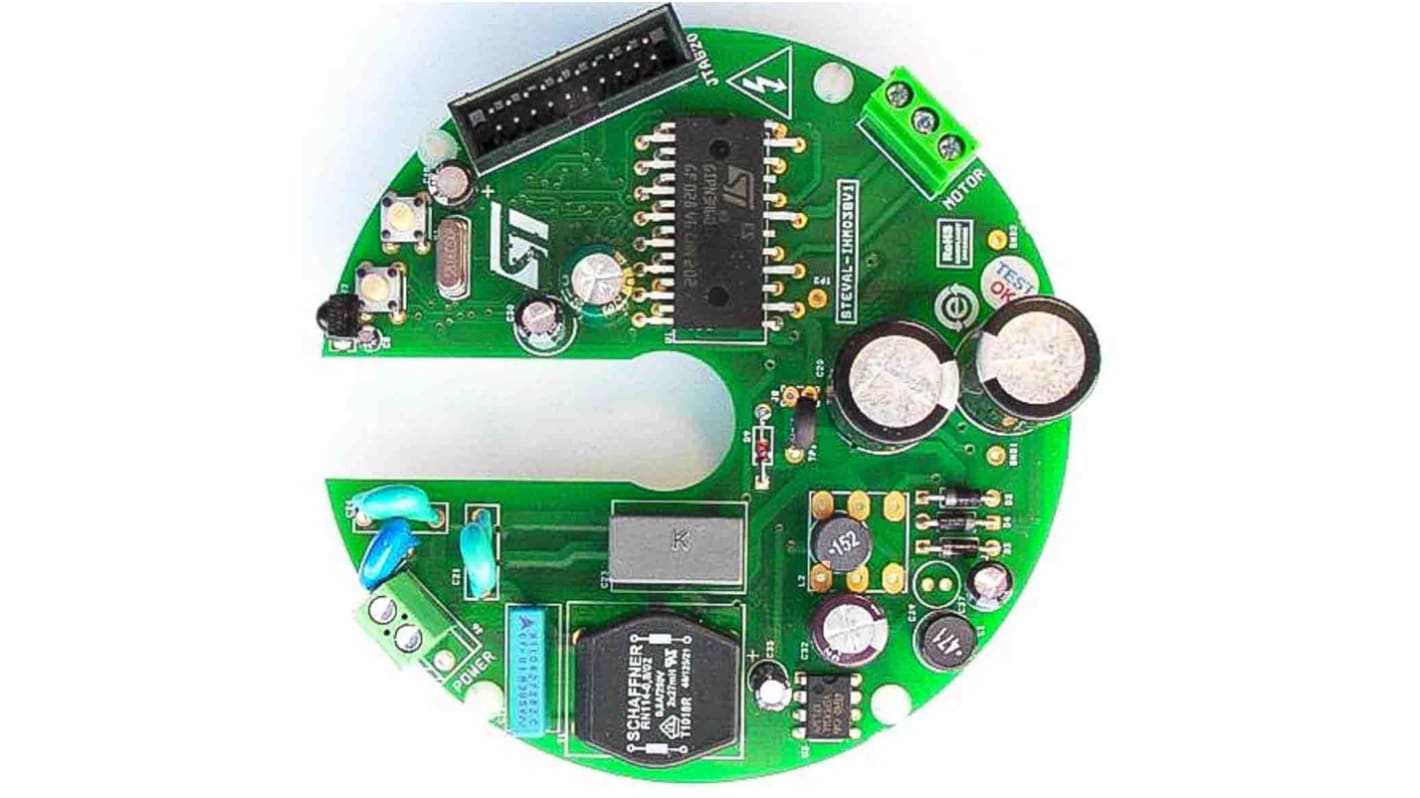 STマイクロ,  評価ボード, 評価ボード, BLDC 天井ファンコントローラ 用, STEVAL-IHM038V1