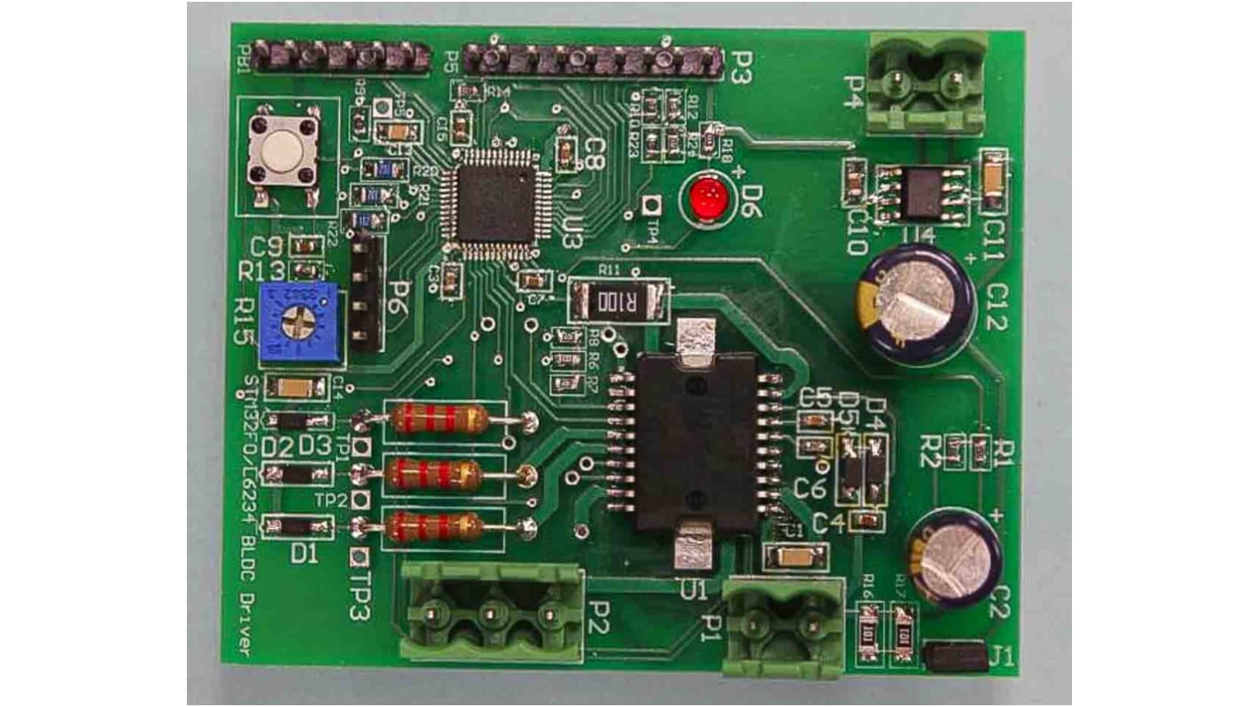 STマイクロ,  評価ボード, 評価ボード, 6 ステップ BLDC センサレスドライバ 用, STEVAL-IHM043V1