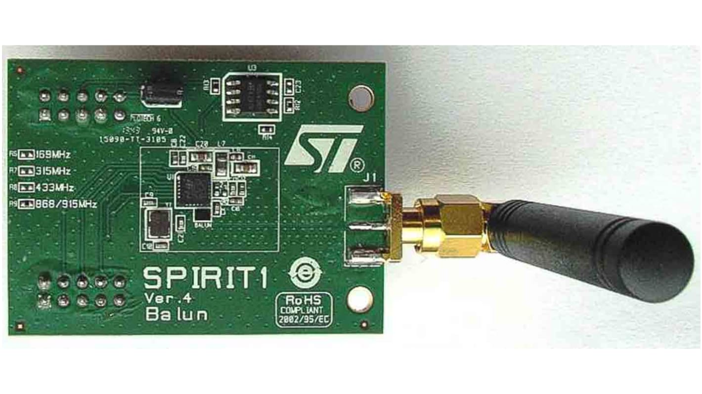 STMicroelectronics Low Data Rate Transceiver – 868 MHz Daughterboard Datterkort for BALF-SPI-01D3, IKR002V4B for
