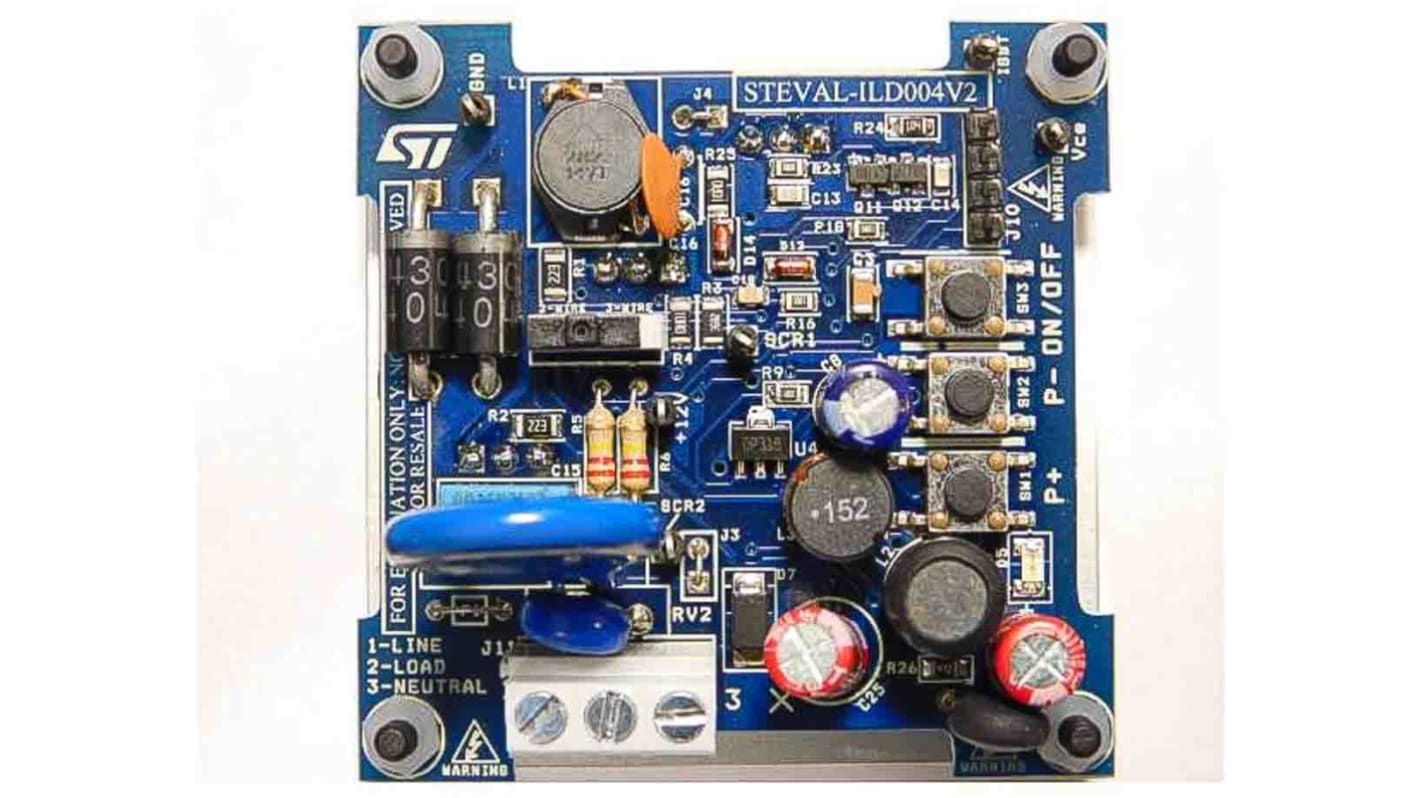 STマイクロ,  電源IC 開発キット, 評価ボード, ハロゲン / 低消費電力ランプ 用, STEVAL-ILD004V2