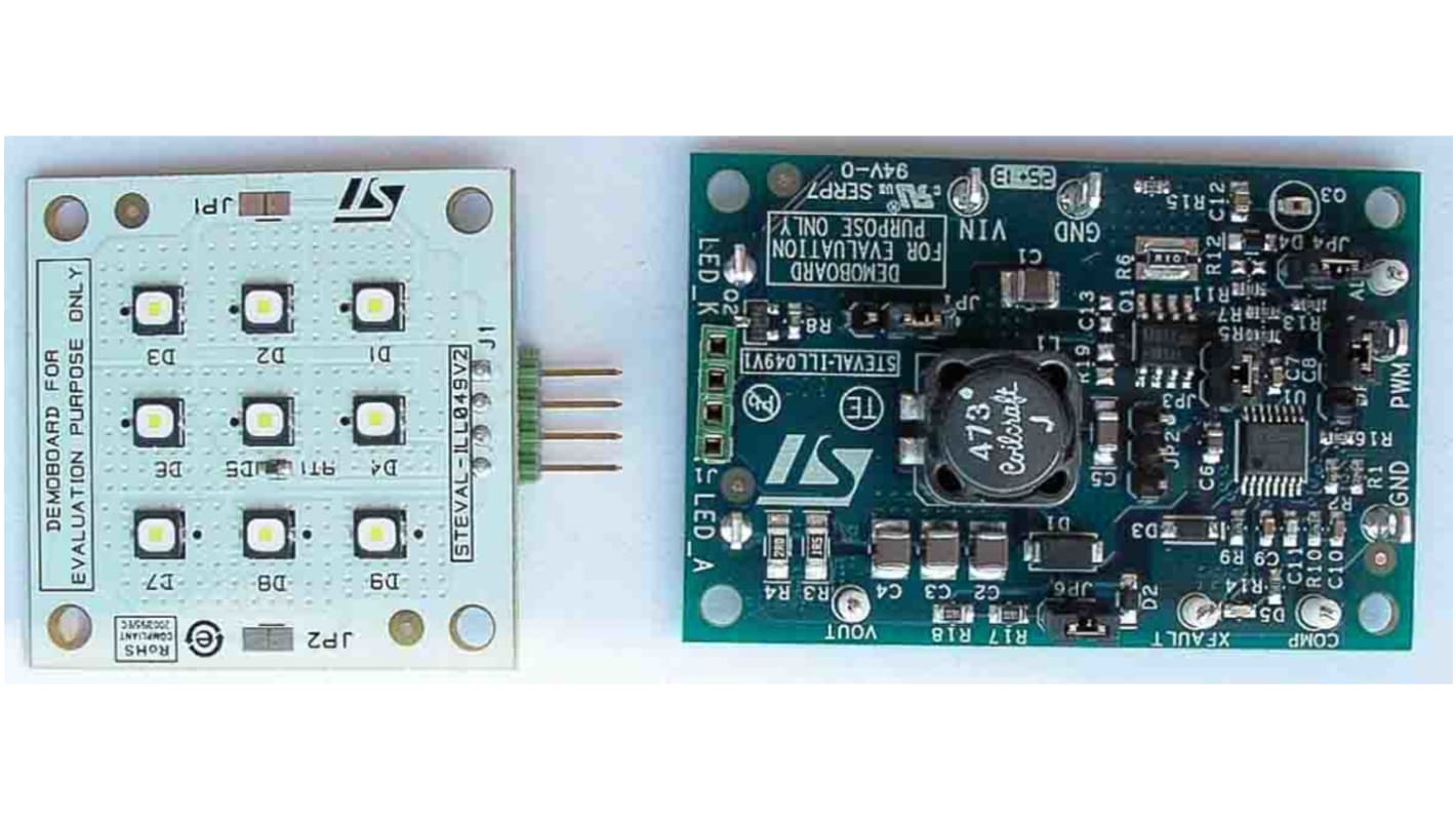 STMicroelectronics LEDドライバ評価キット LEDドライバ