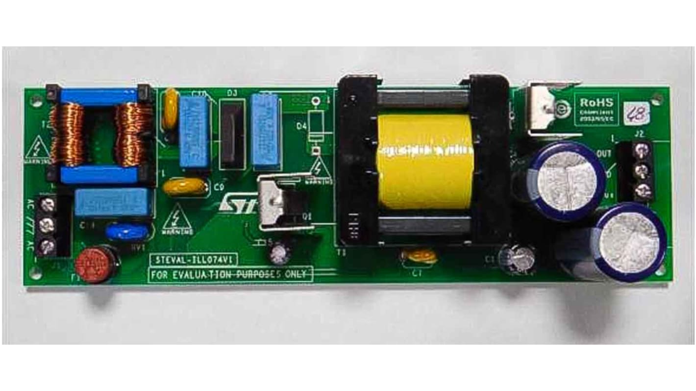 STMicroelectronics STEVAL-ILL074V1, STEVAL LED for HVLED001A for High Power LED