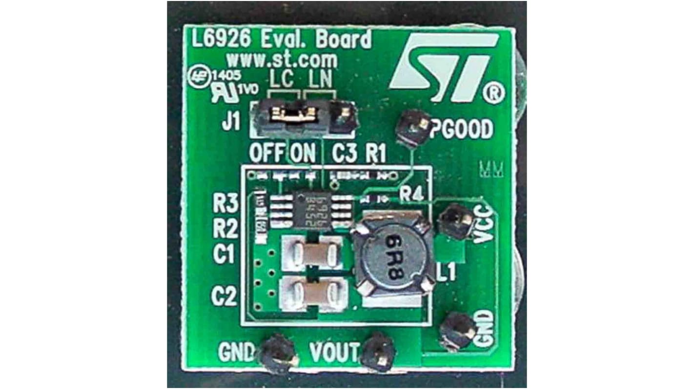STMicroelectronics Demonstration Board 评估测试板, L6926芯片