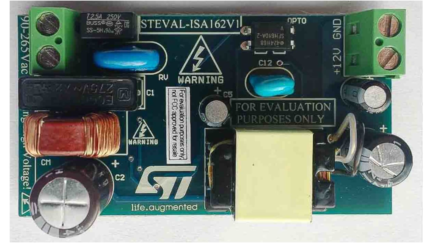 STマイクロ,  電源IC 開発キット, 評価ボード, 汎用用途 用, STEVAL-ISA162V1