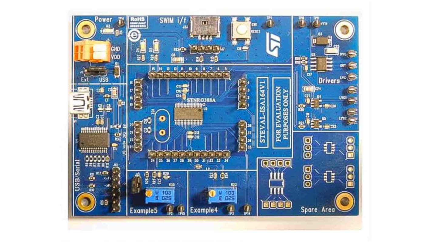 STマイクロ,  電源IC 開発キット, 評価ボード, STNRG ファミリのデジタルコントローラ 用, STEVAL-ISA164V1