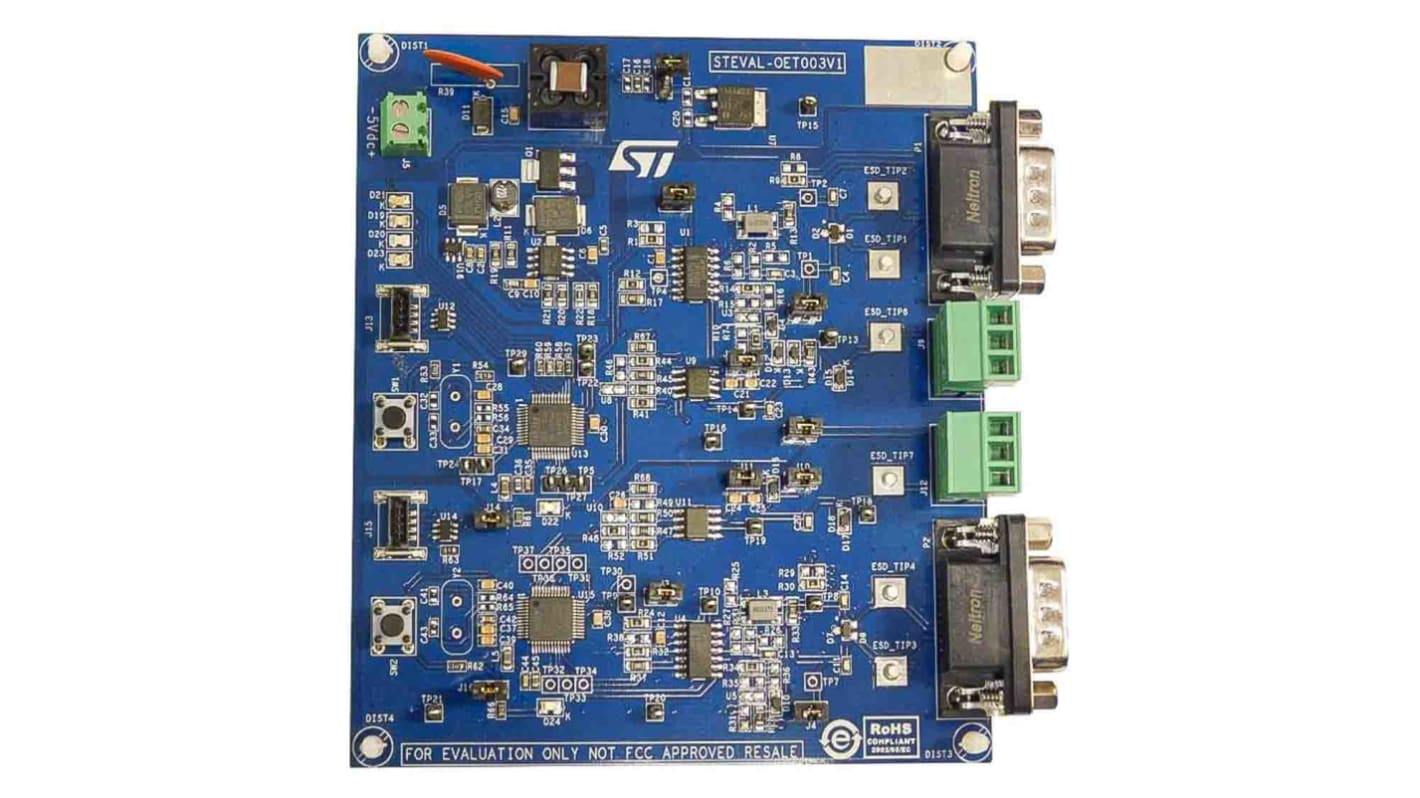 STマイクロ,  電源IC 開発キット, 評価ボード, 車載グレード ESD 保護 用, STEVAL-OET003V1