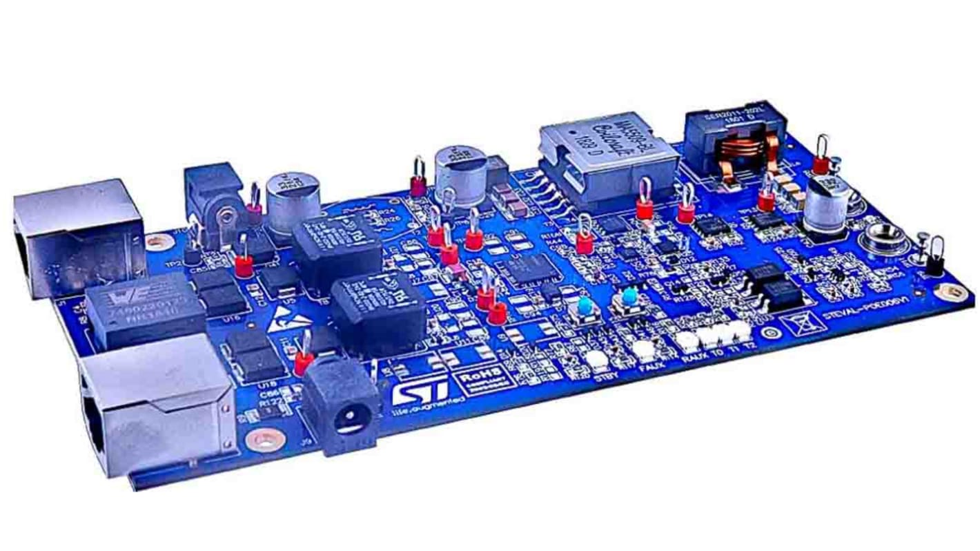 STマイクロ,  電源IC 開発キット, 評価ボード, ワイヤレスアクセスポイント 用, STEVAL-POE006V1