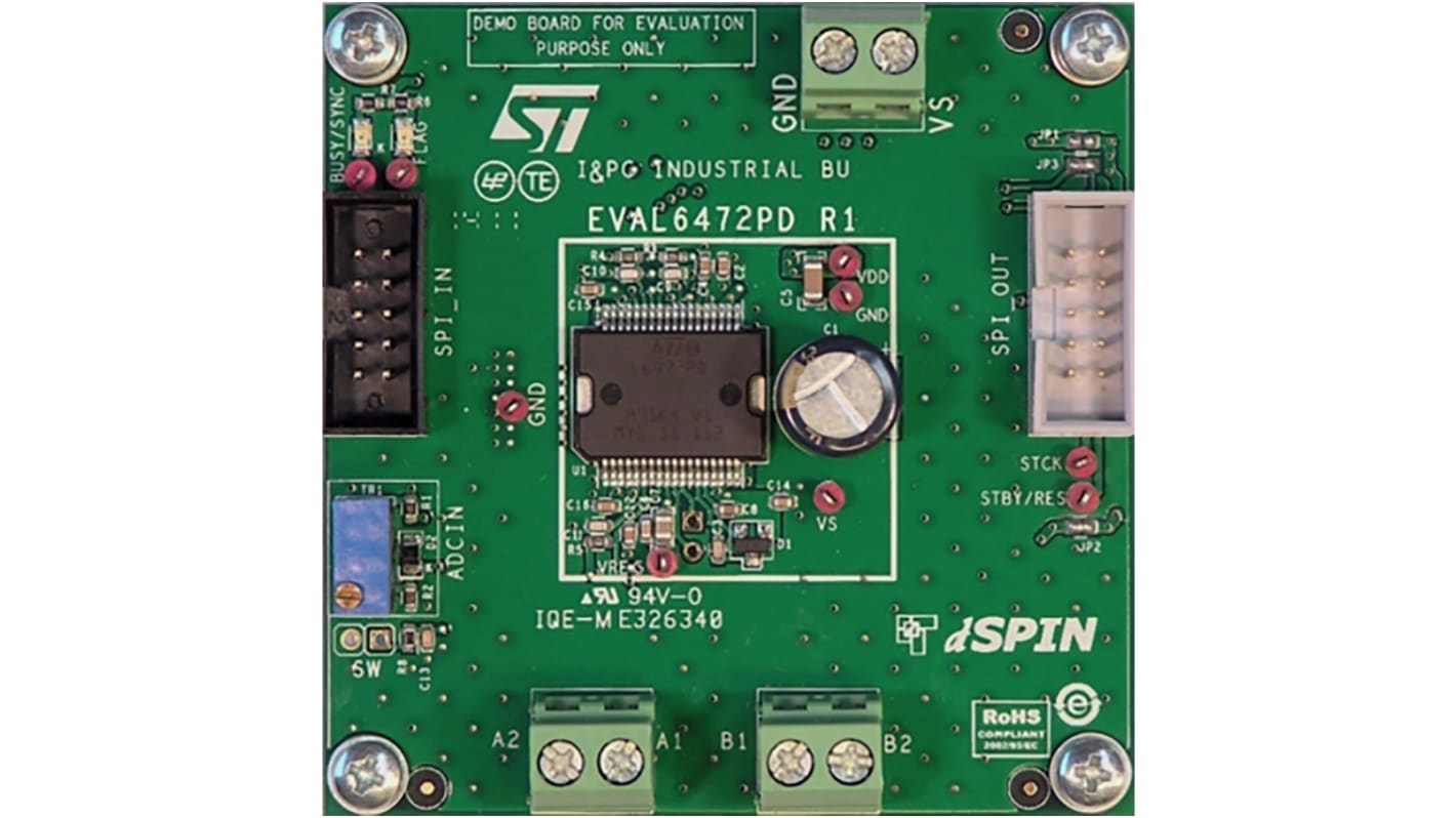 STマイクロ,  電源IC 開発キット, 開発ボード, ステッピングモータドライバ 用, EVAL6472PD