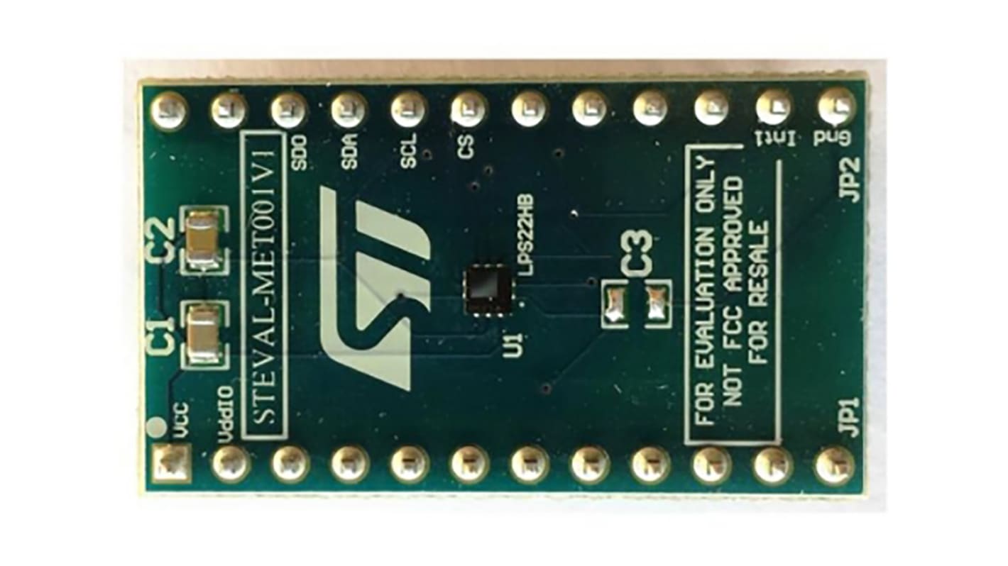 STMicroelectronics LPS22HB Adapter Board for a Standard DIL 24 Socketアダプタボード STEVAL-MET001V1