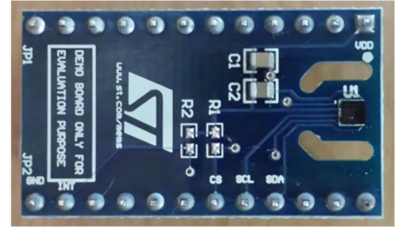 STMicroelectronics HTS221 Humidity Sensor Adapter Board for Standard DIL24 Socket Adapter Board Standard DIL24 Socket