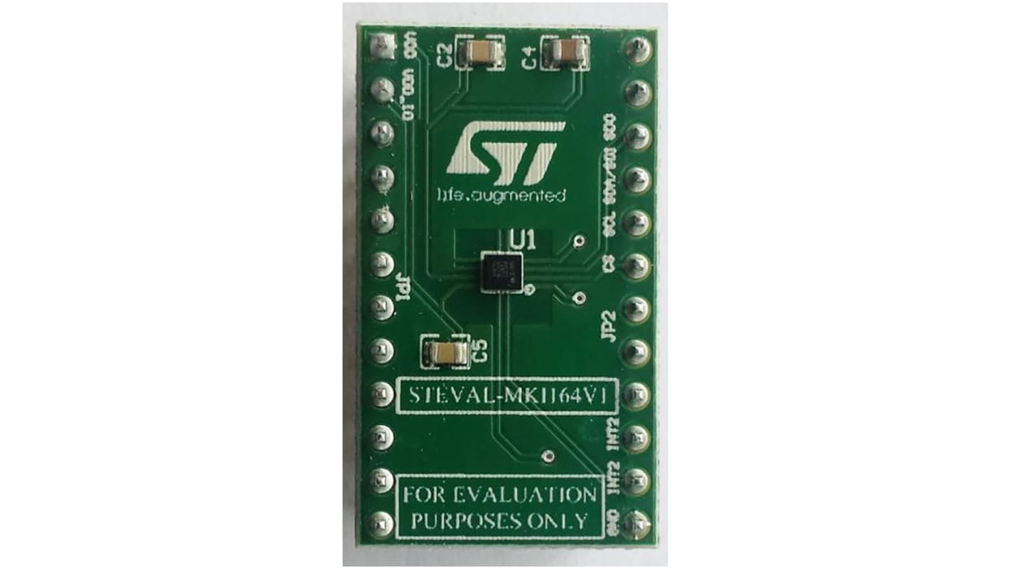 STMicroelectronics LIS2HH12 Adapter Board for a Standard DIL24 Socket Adapter Board Standard DIL24 Socket