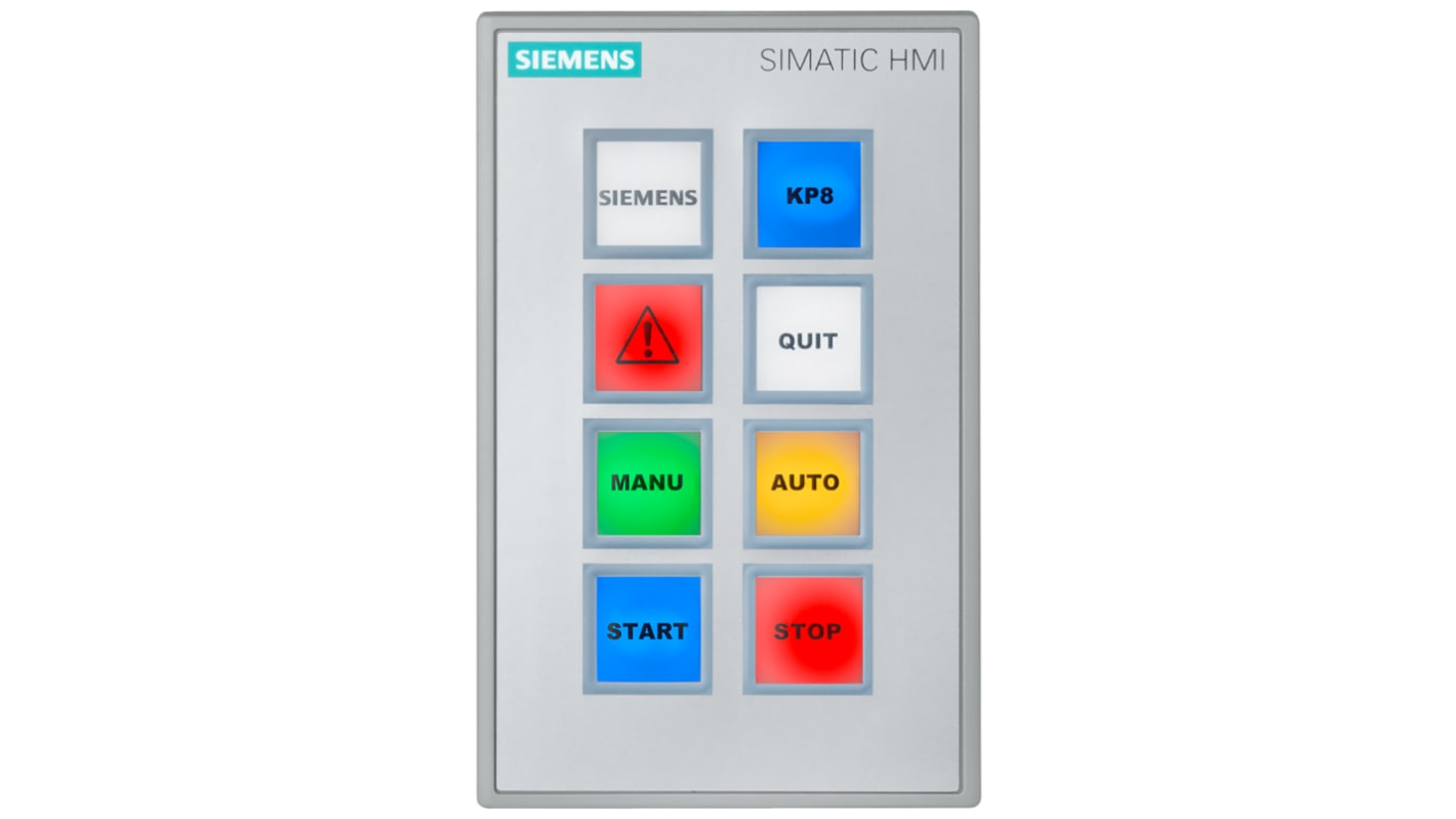 Pannello tasti HMI Siemens, KP8, serie SIMATIC