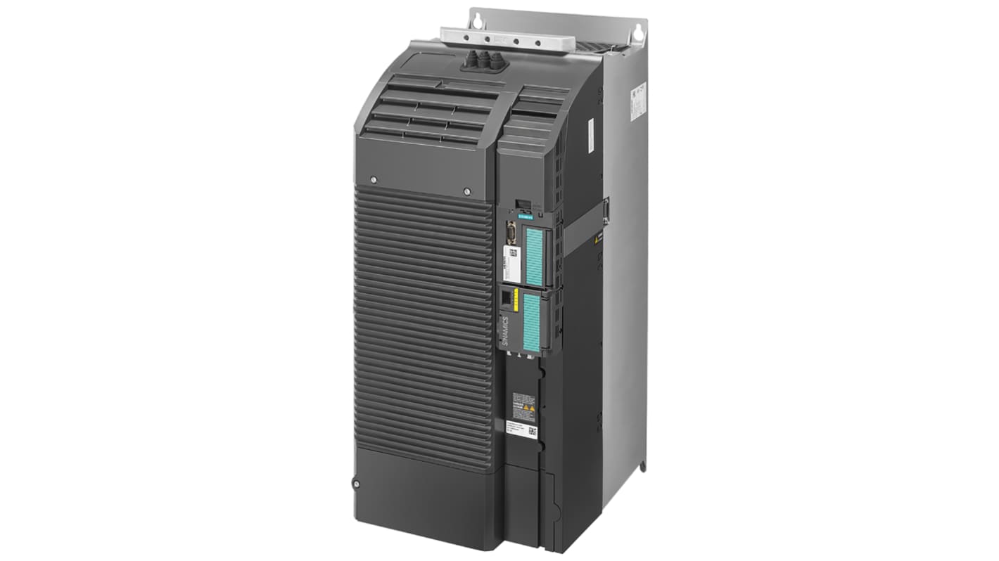 Siemens Inverter Drive, 90 kW, 3 Phase, 400 V ac, 144 A, 156 A, 6SL3210 Series