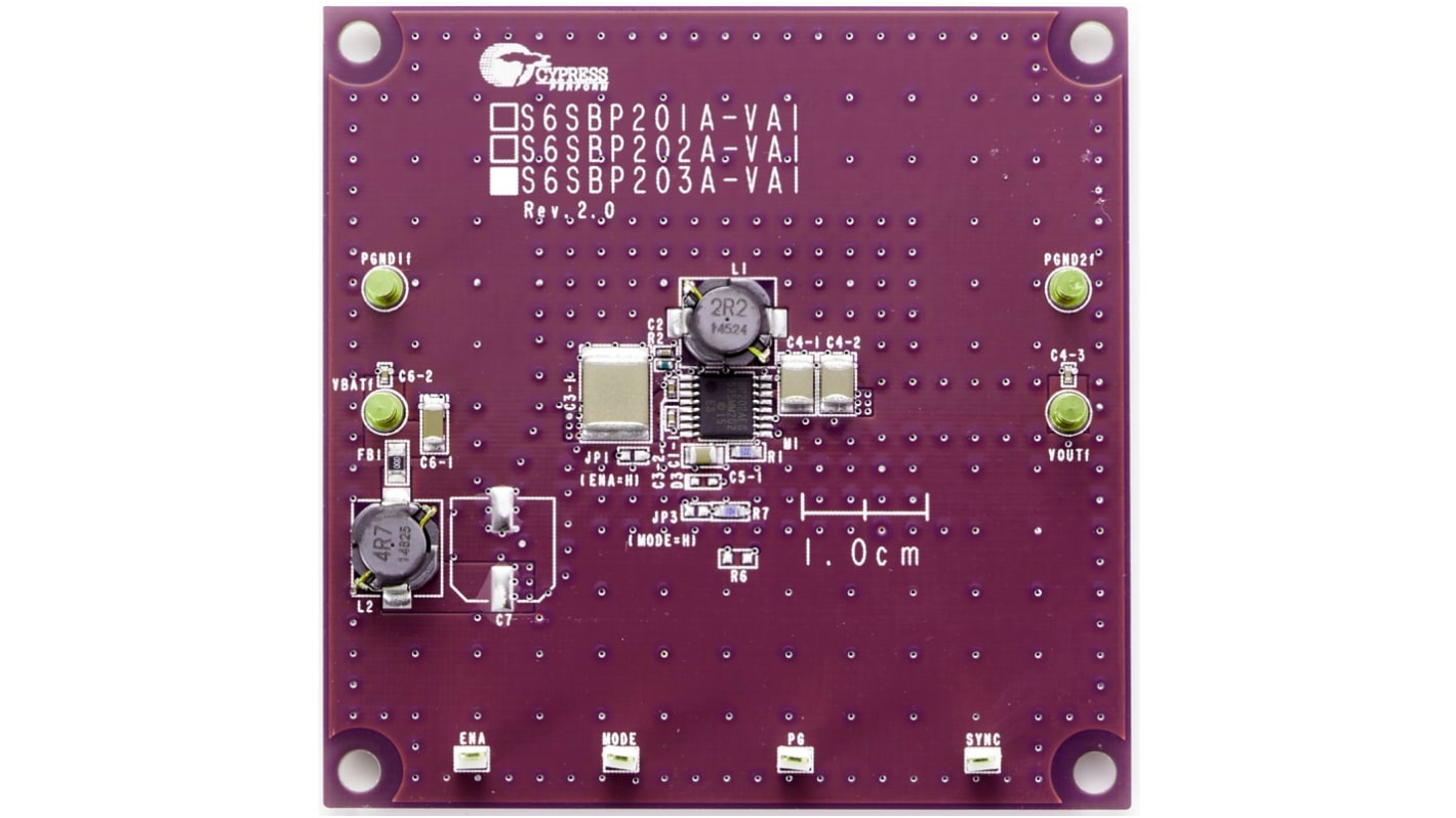 Infineon Evaluation Kit for S6BP203A8F for Automotive Primary Power Block