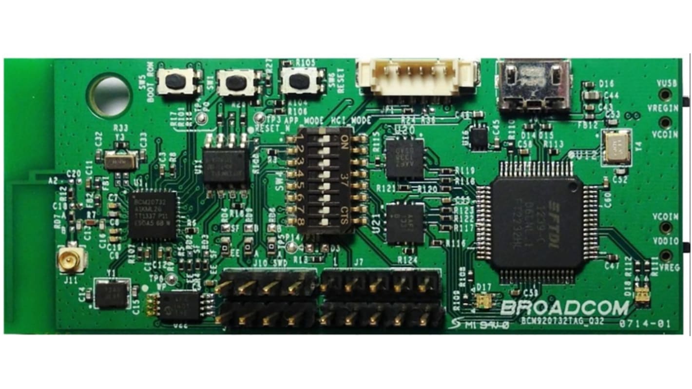 Cypress Semiconductor Evaluation And Debug Kit BCM2073X Bluetooth for Debug, Evaluation, Troubleshooting 2.4GHz