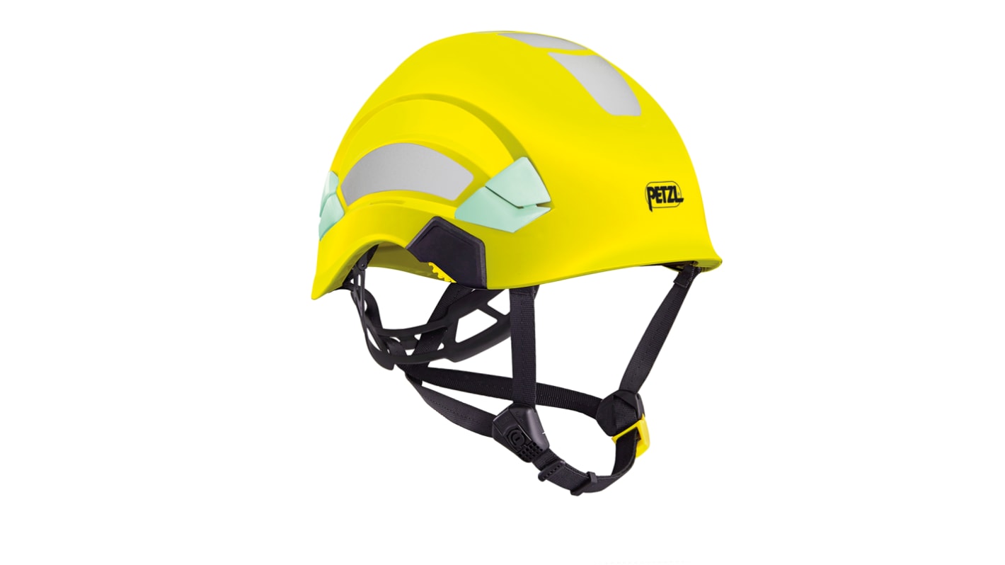 Petzl 黄色ABS安全帽, 带下颏带, 可调大小, VERTEX系列