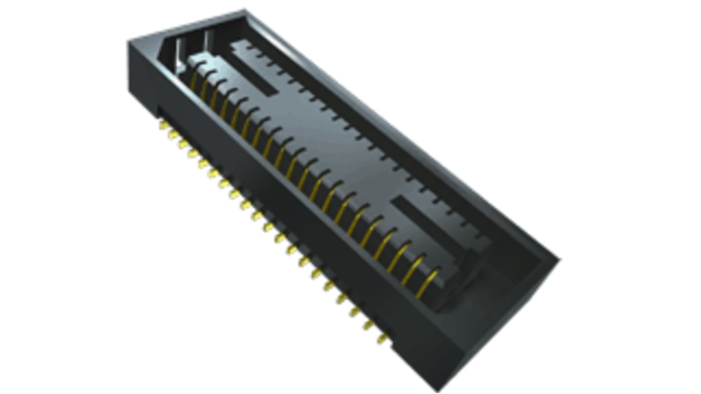 Samtec BSE Series Straight Surface Mount PCB Socket, 120-Contact, 2-Row, 0.8mm Pitch, Solder Termination