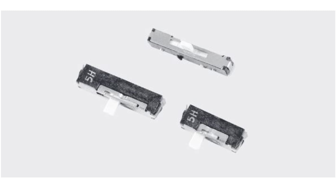 Nidec Components Through Hole Slide Switch SPDT 100mA Slide