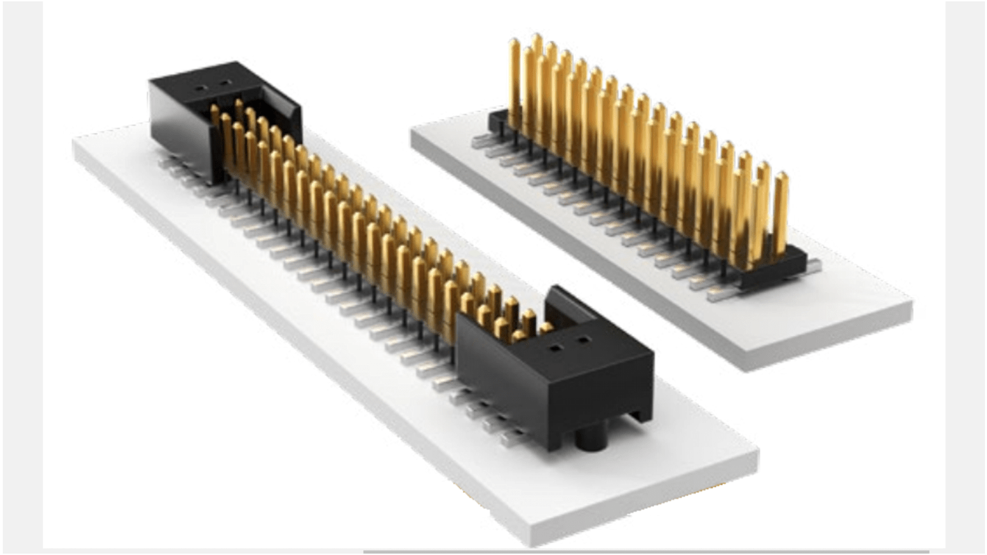 Samtec FTS Stiftleiste Gerade, 16-polig / 2-reihig, Raster 1.27mm, Nicht ummantelt