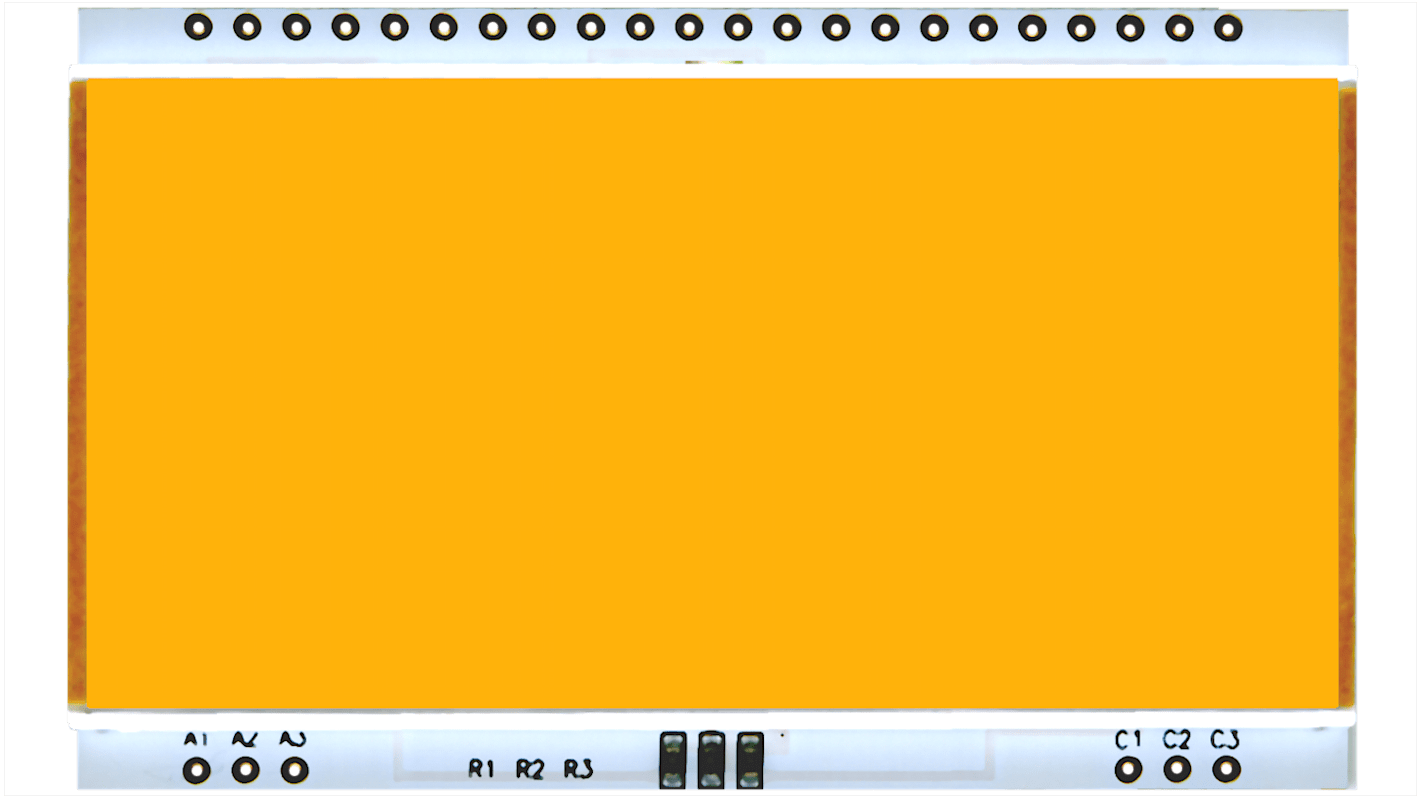 Retroiluminación de Display LED Display Visions, color Ámbar, dim. 66 x 40mm