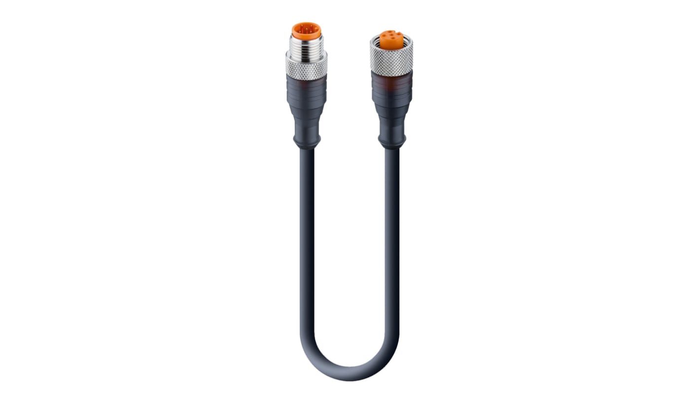 Kabel do siłownika/czujnika ze złączem Złącze M12 liczba rdzeni 5 długość 2m Rodzaj A Męskie Złącze B Złącze M12