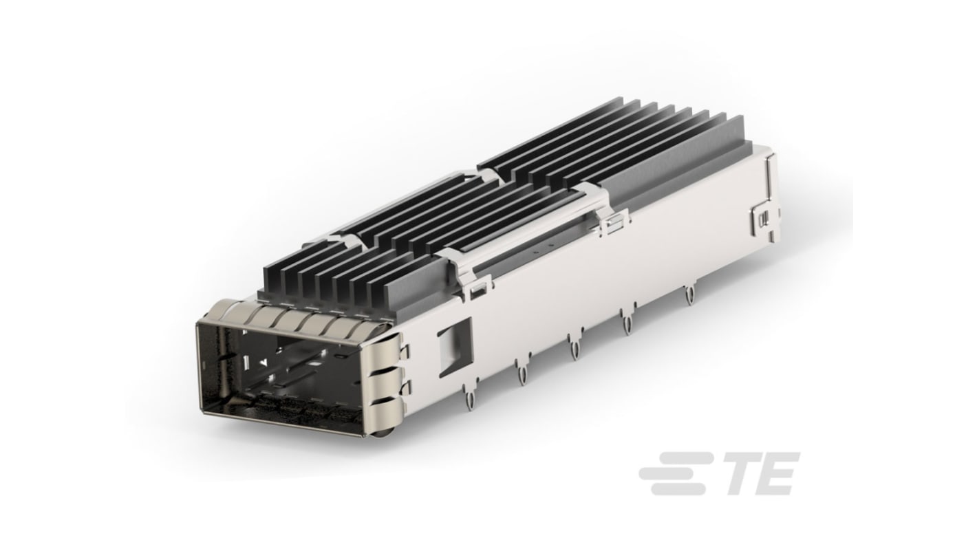 TE Connectivity QSFP Connector, Cage & Heatsink 1-Position, 2342933-1