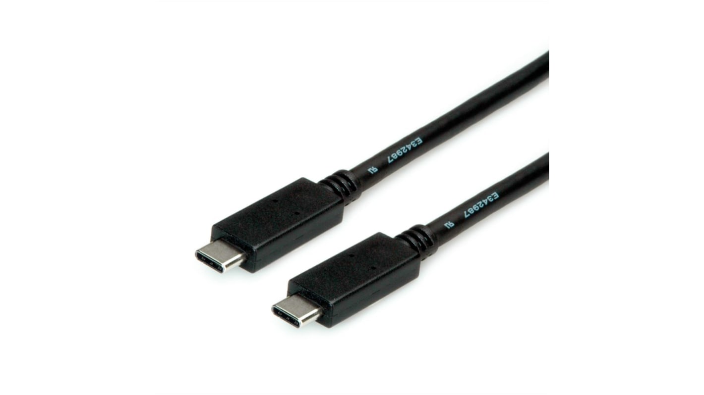 Roline , Male USB C to Male USB C, 1m