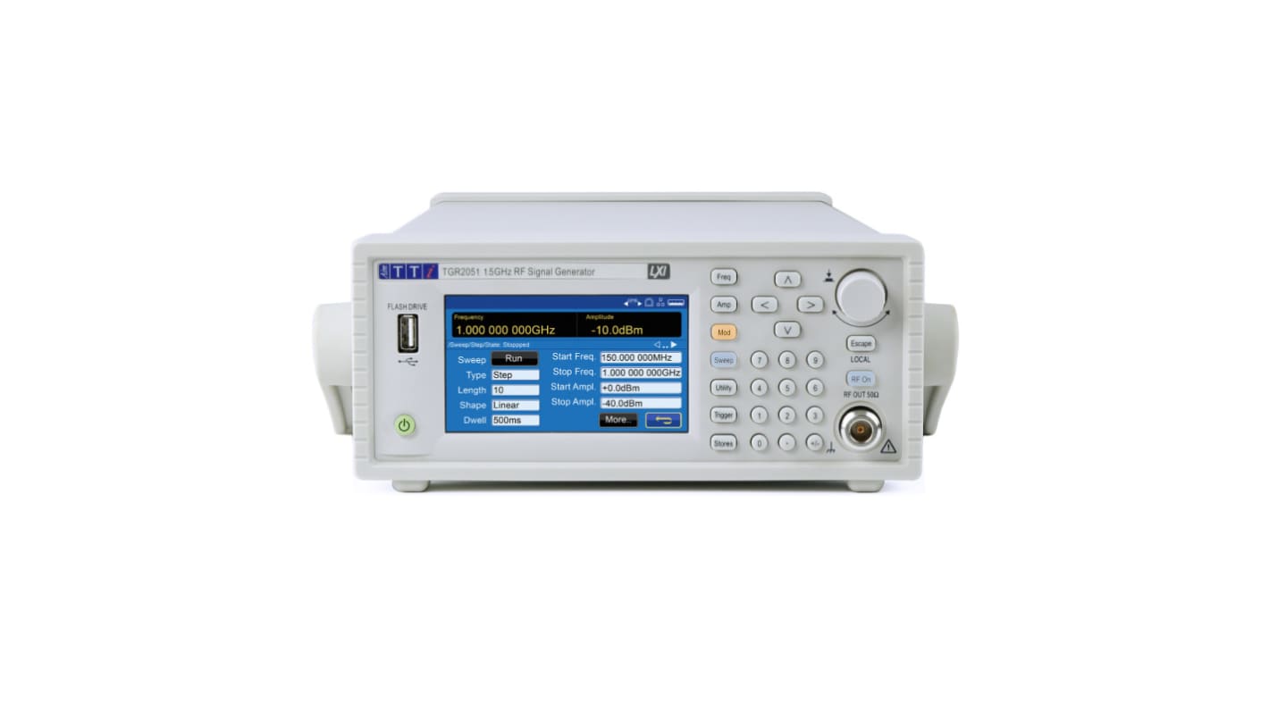 Aim-TTi TGR2051 HF-Signalgenerator 150kHz → 1.5GHz, Auflösung 10Hz, USB