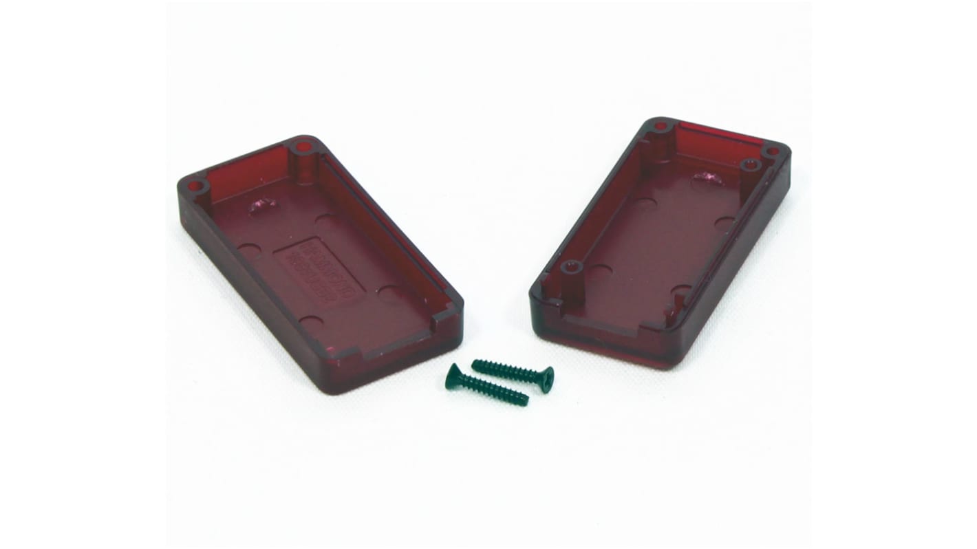 Skříň, řada: 1551 IP54 barva Průsvitná červená ABS 50 x 25 x 15.5mm 1551