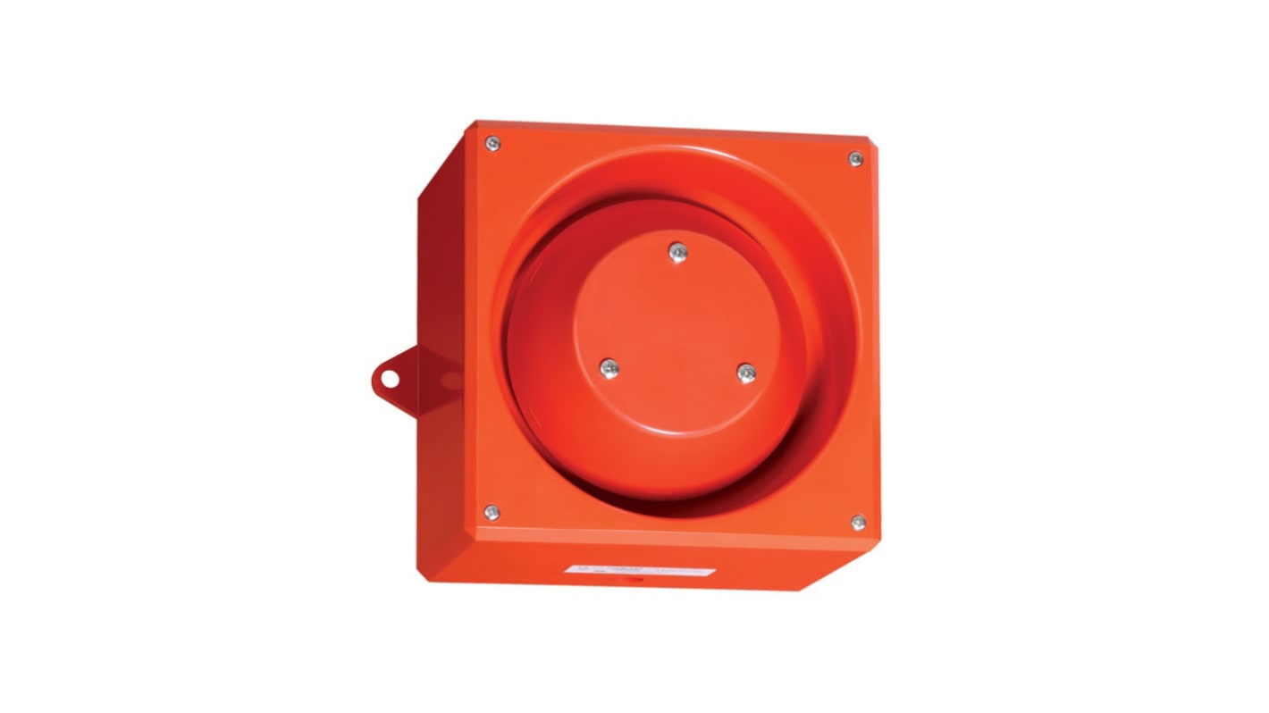 Clifford & Snell YA80 Series Wall Mount Electronic Sounder, 24 V dc, 116dB at 1 m, IP66, DC, 32-Tone
