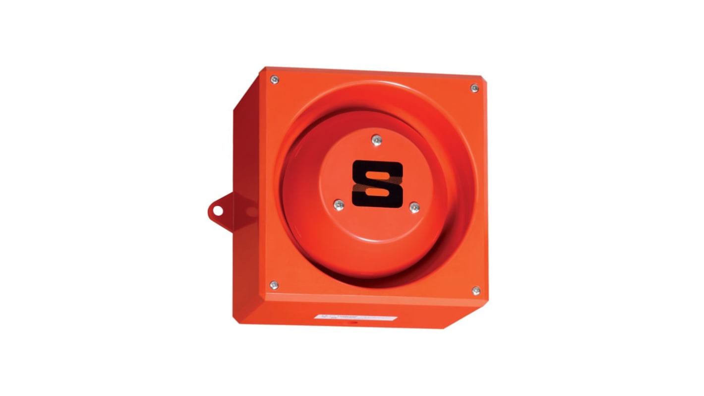 Clifford & Snell 电子报警器, 24V 直流电源, 橙色外壳, 32音调, 1米外120dB, IP66, YA80 Super系列