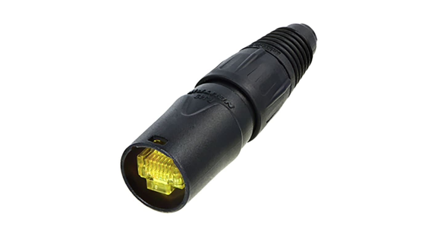 Connettore RJ45 Maschio Neutrik, Montaggio su cavo