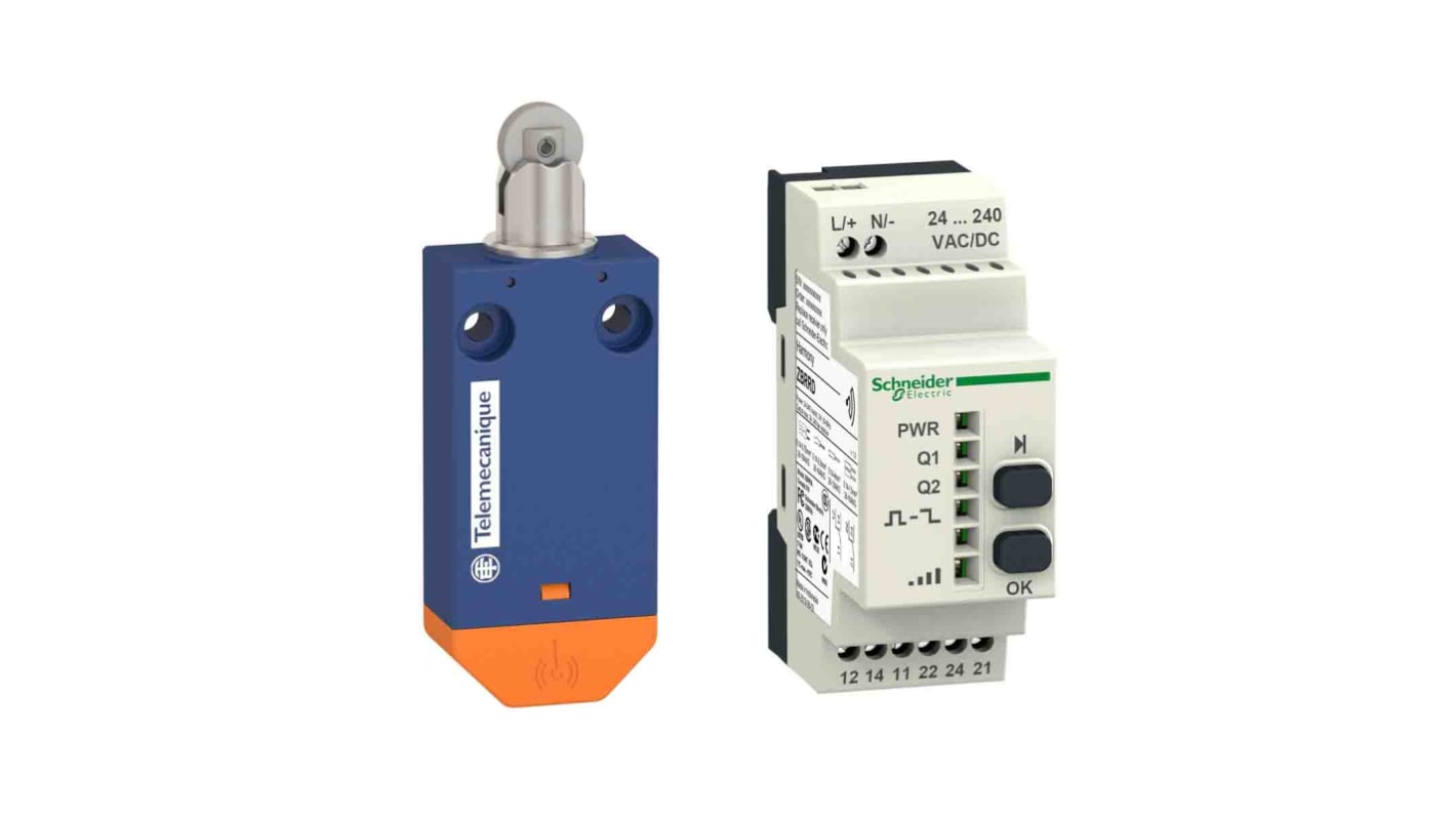 Telemecanique Sensors Roller Plunger Limit Switch, 1NC/1NO, IP20, SPDT, Plastic Housing, 3A Max