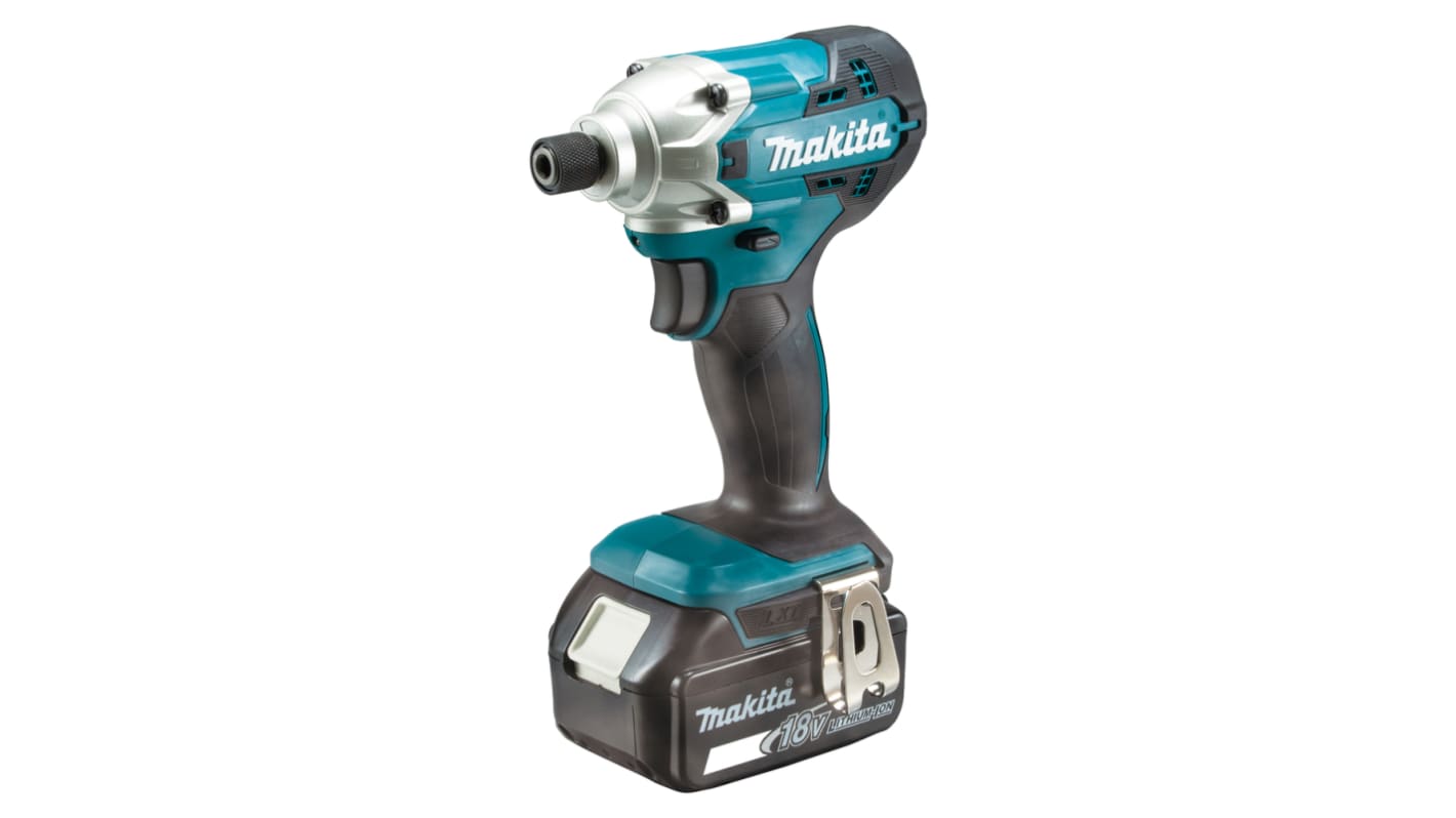 Llave de impacto cuerpo solo Makita a batería DTD156Z, 1/4 pulg., par máx. 155Nm