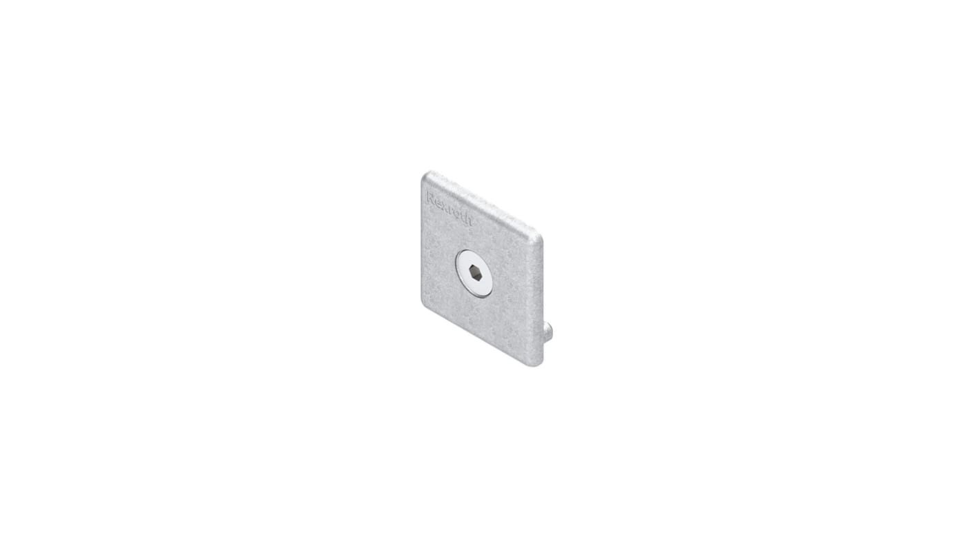 Bosch Rexroth Black Die Cast Zinc Cover Cap, 40mm 40 x 40 mm Strut Profile, 10mm Groove