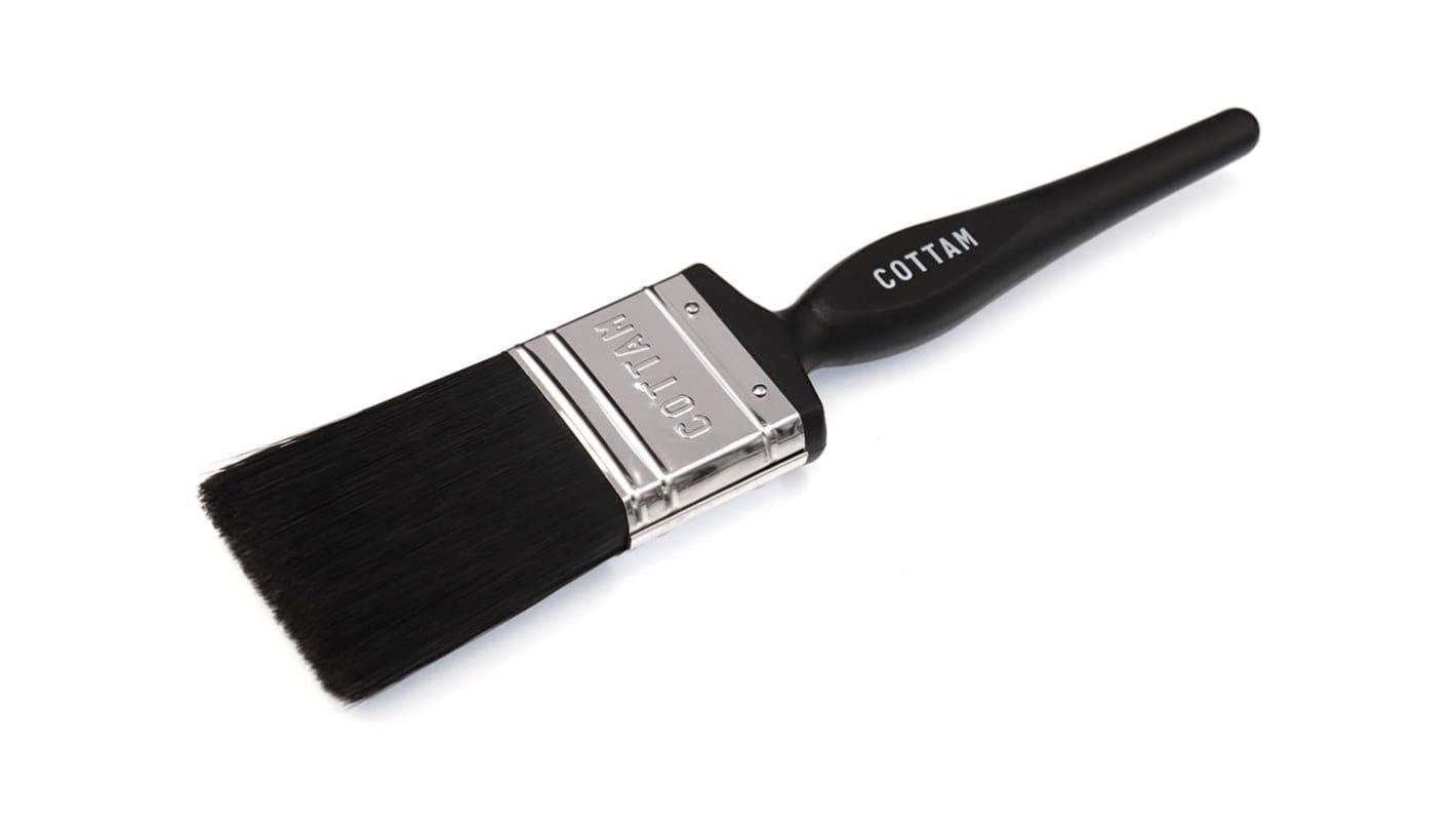 Cottam Medium 50mm Synthetic Paint Brush with Flat Bristles