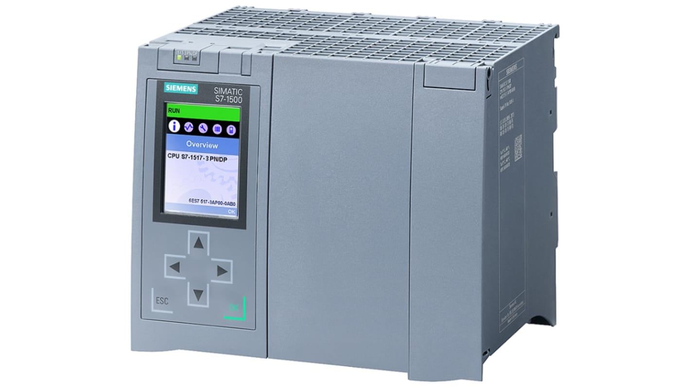 Siemens SIMATIC S7-1500 Series PLC CPU for Use with SIMATIC S7-1500 Series, 20-Input