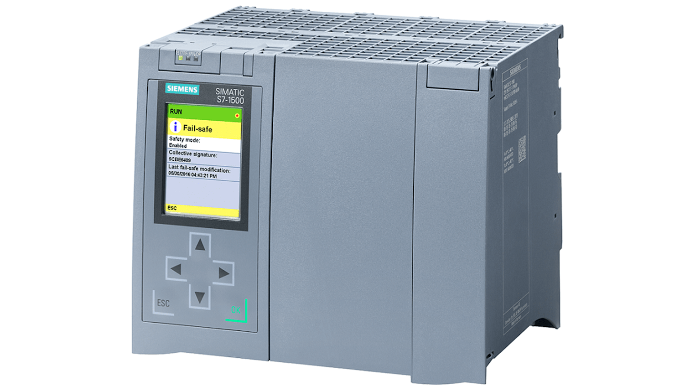 Controlador lógico Siemens SIMATIC S7-1500TF, 20 entradas, 20 salidas, comunicación Profibus, Profinet